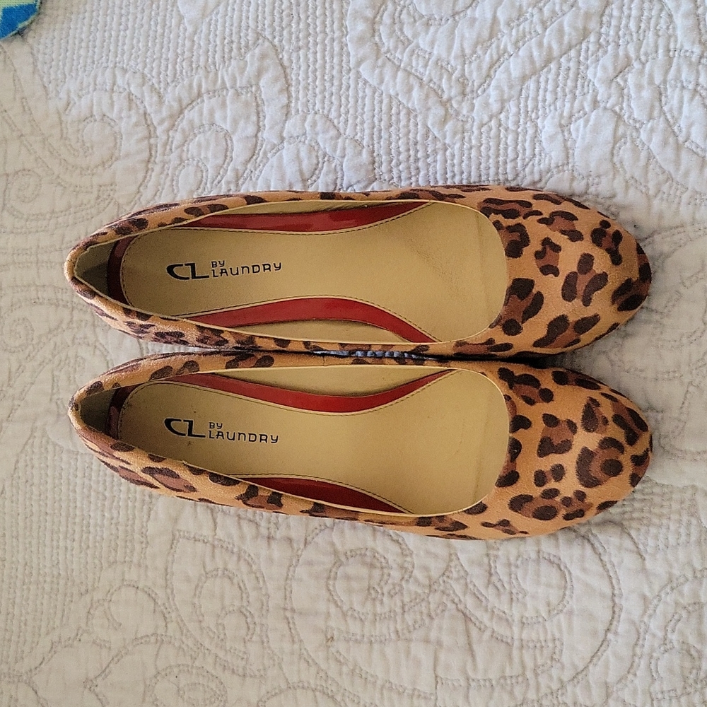 Leopard Wedges